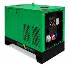 Yanmar Elverk 9kVA 7,2kW täckt automatisk startpanel, 400V
