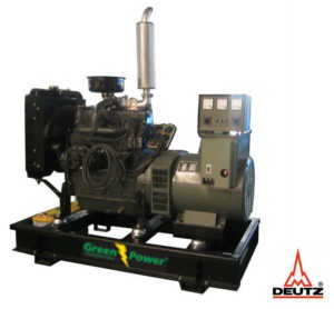 GREENPOWER DEUTZ Diesel Power generator 40kVA 32kW Open frame Manual starting