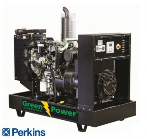 Perkins Elverk 30 kVA 24 kW manuell startpanel