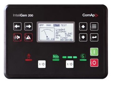 InteliGen4 200 ComAp Elverk-kontrollpanel