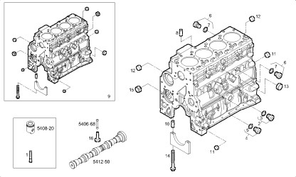 Komplett motorblock