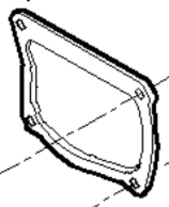 Platt motorpackning