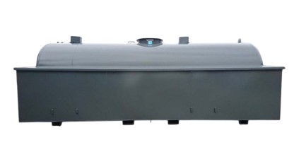 Br&auml;nsletank med uppsamlingskar 1700liter, l&auml;ngd 2040mm vikt 530kg
