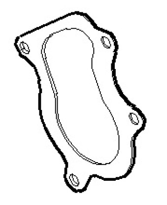 Platt motorpackning