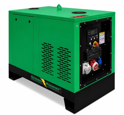 Yanmar Elverk 9kVA 8,1kW t&auml;ckt automatisk startpanel, 230V