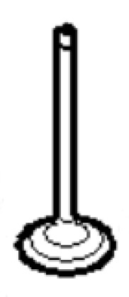 Avgasventil, standard