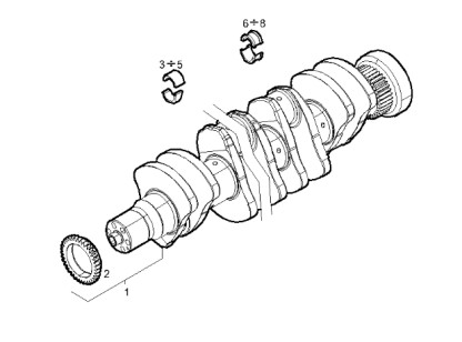 Huvudlagersats 0,250