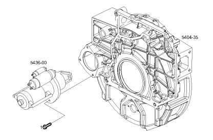 Startmotorinstallation