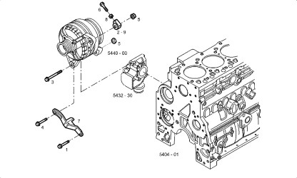 Montering av generator 