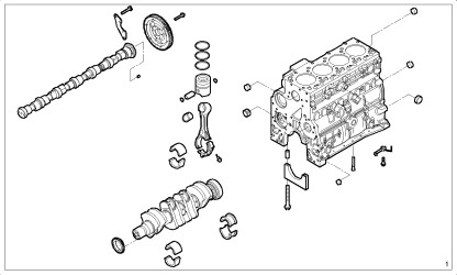 Motor utan kringutrustning NEF45 AM2