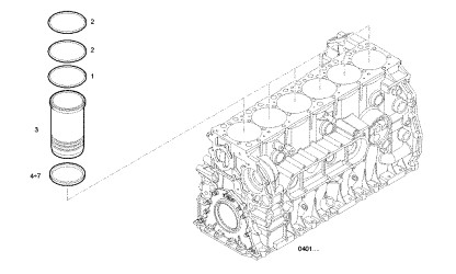 Montering av cylinderledning