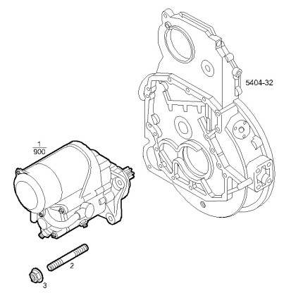 Startmotor CURSOR87 TE3F