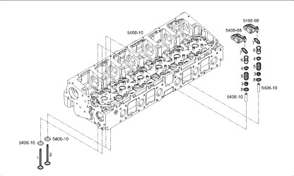 Cylinderhuvudventilenhet CURSOR87 TE3F