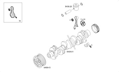Vevstake CURSOR13 TE2A