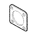 Plat motorpackning
