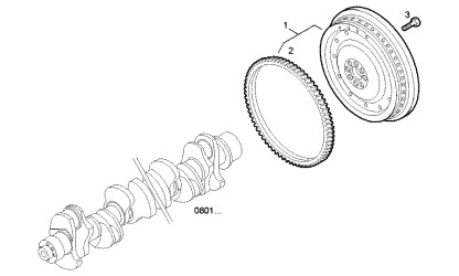 Motorns sv&auml;nghjul CURSOR13 TE2A