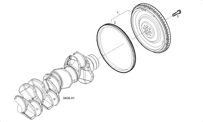 Motorns sv&auml;nghjul CURSOR87 TE3F