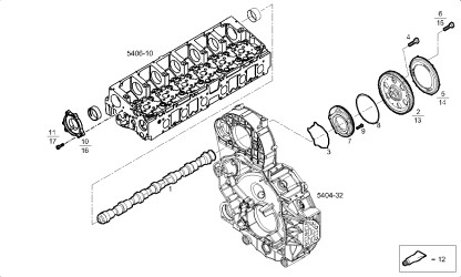 Kammdrivningssystem CURSOR87 TE3F