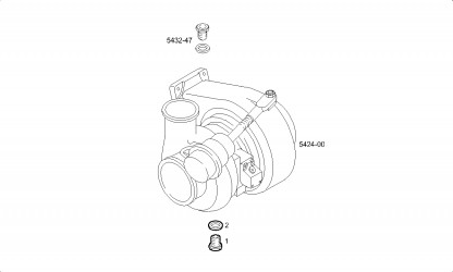 Turbons utloppsr&ouml;r CURSOR87 TE3F