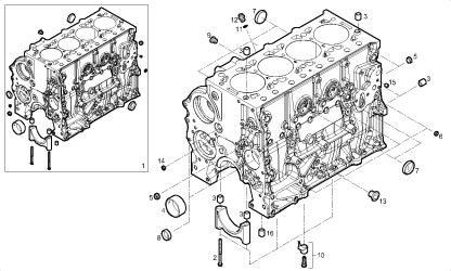 Motorblock NEF F36ETVP03