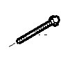 Sexkantsbult M8x1,25x130mm